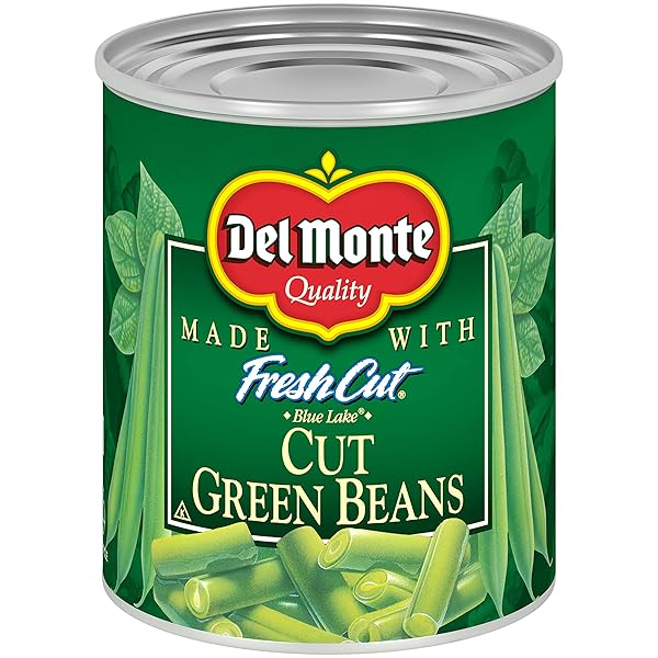 DEL MONTE CANNED FRESH CUT GREEN BEANS, 8 OUNCE