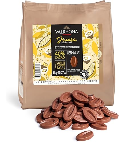 Amazon.com : Valrhona Milk Chocolate Couverture Baking Discs 40