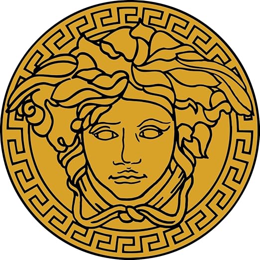 VERSACE MEDUSA 4"x4" Sticker Decal Vinyl Gold Automotive