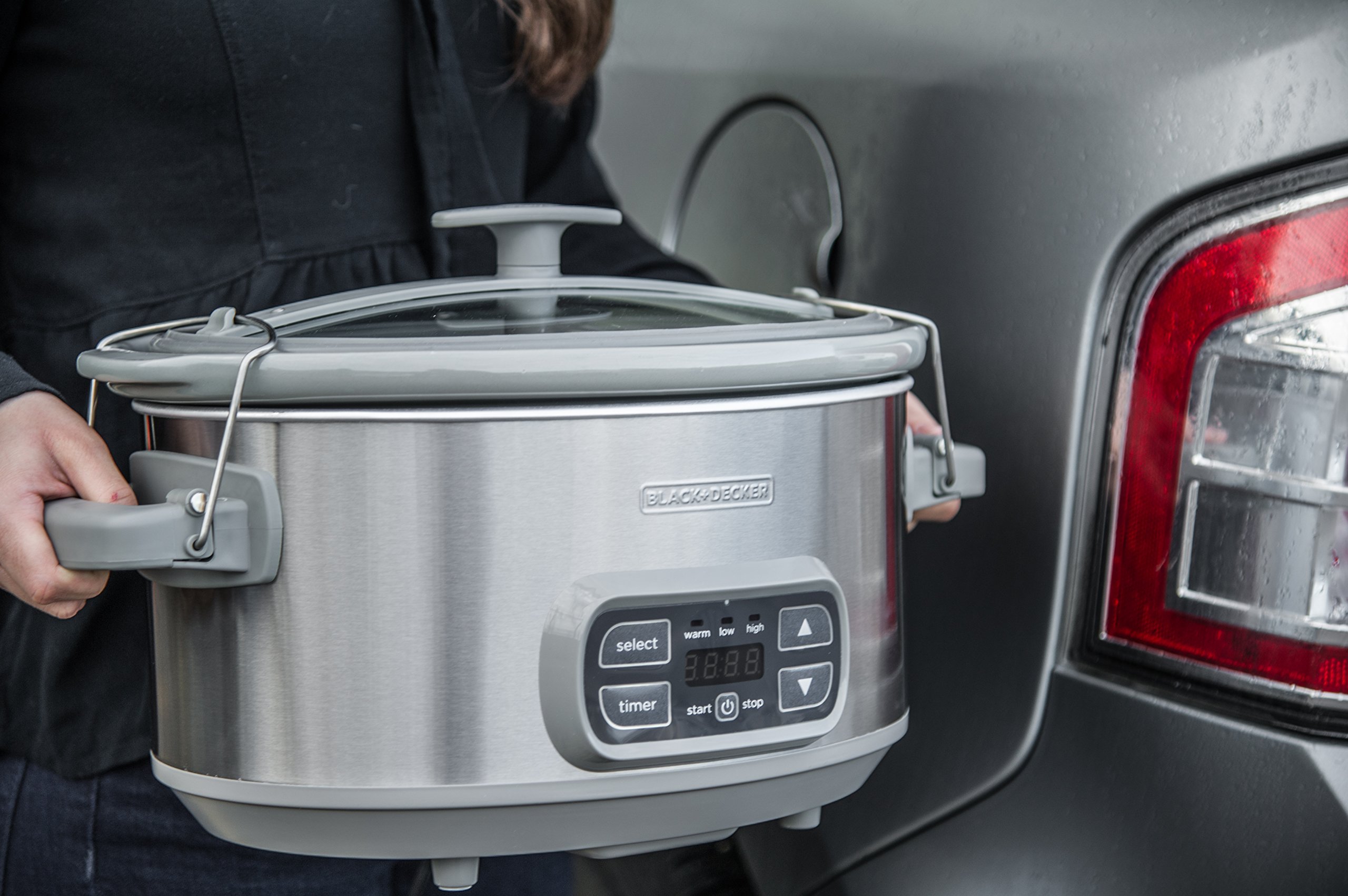 BLACK+DECKER SCD1007 7 Quart Programmable Slow Cooker with Digital