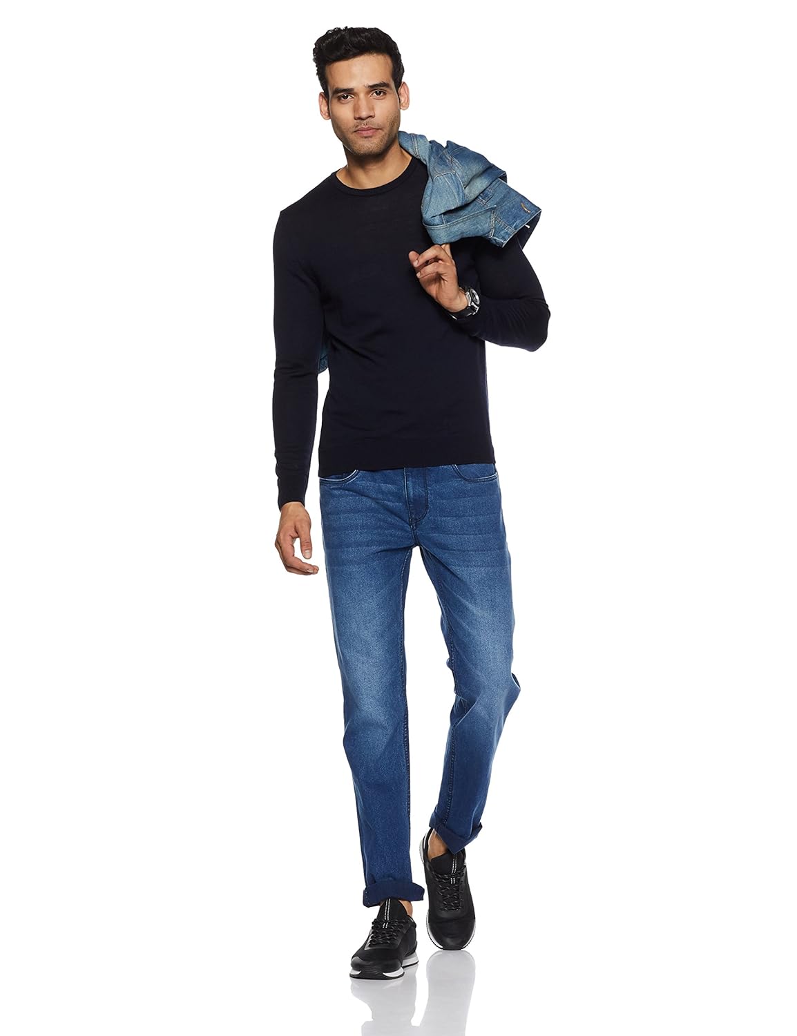diverse men's relaxed fit jeans