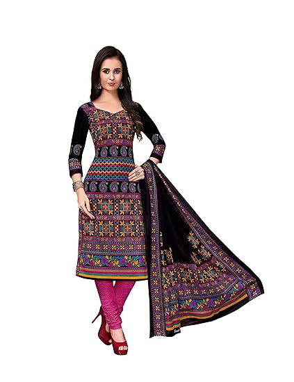 Womens Pure Cotton Printed Fully stitched Salwar Suit