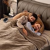 Bearhug Electric Blanket Full Size 77" x 84", Velvet & Sherpa Heated Blanket, 10 Heating Levels & 1-12H Auto Off, Over-Heat Protect, ETL, Machine Washable
