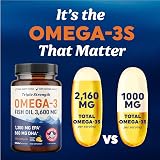 MAV Nutrition Triple Strength Omega 3 Fish Oil 3600mg - 120 Ct view 4