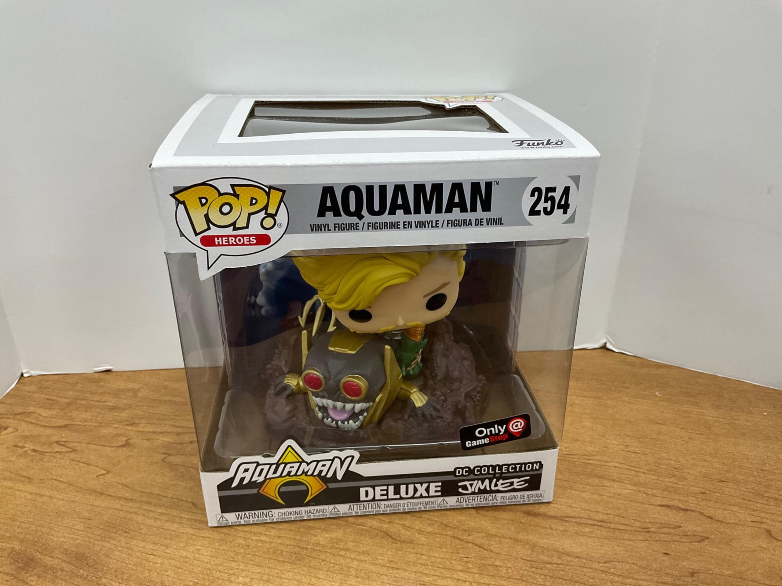 Funko DC Comics Pop! Heroes : Aquaman - Jim Lee (UK Exclusive)