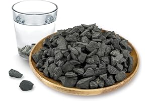 Karelian Heritage Raw Shungite Stones for Water Purification & Filtering 1 lb | Healing Raw Crystal with Antioxidant Properties | Certified Type 3 Natural Authentic Shungite Stones from Karelia SW05