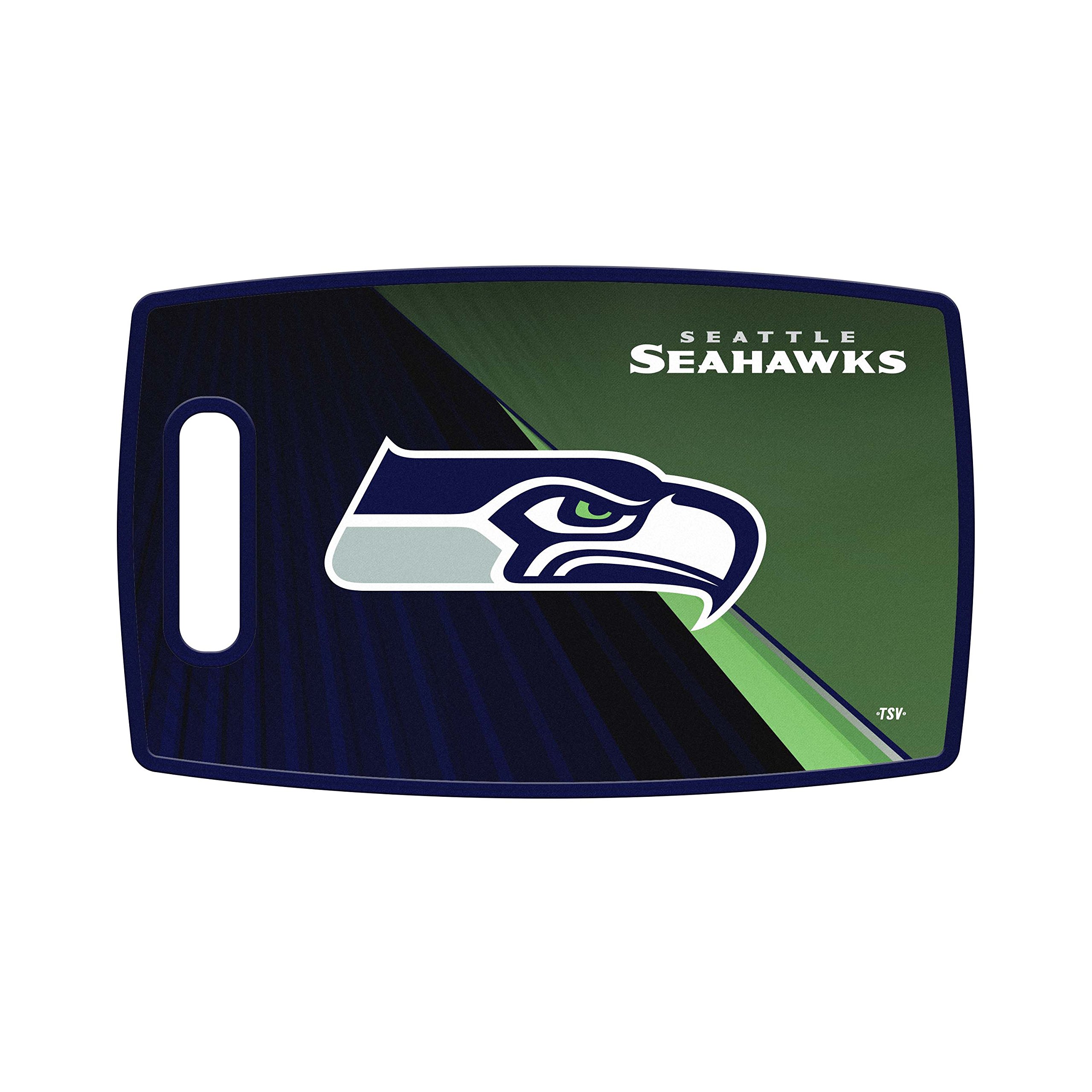 The Sports Vault Sports Vaultl NFL Seattle Seahawks Large Cutting Board, Team Colors, 14.5 9-inch