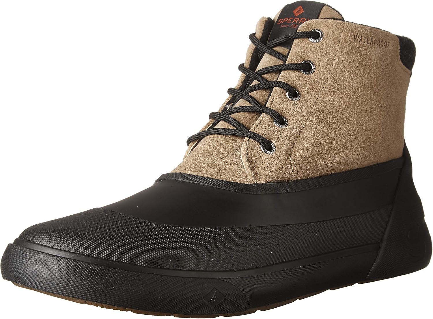 sperry cutwater deck boot black