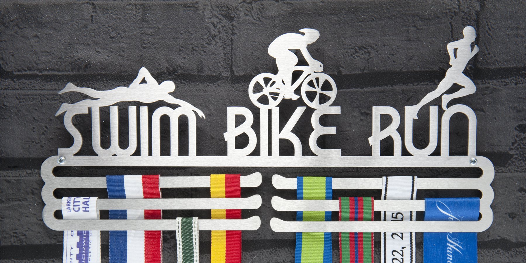 Medal Hangers - Medal Holder – Medal Display - Triathlon Gifts – Gifts For Triathletes - Medal Rack - Medal Display - Triathlon Medal Holder - Triathlon Medal Hanger- Triathlon Medal Display