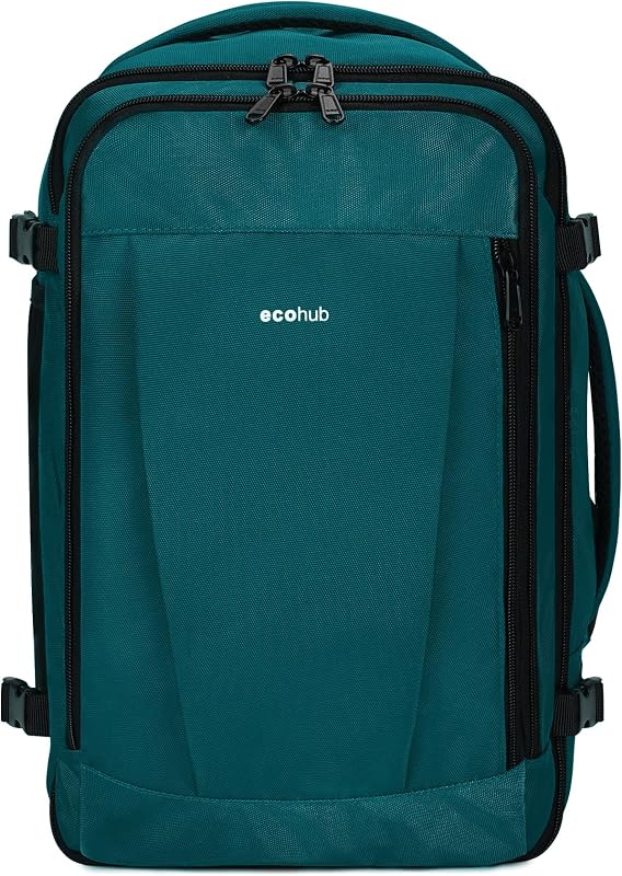 Zaino EasyJet 45x36x20 cm, Bagaglio a Mano 30L, 13 Tasche, Leggero