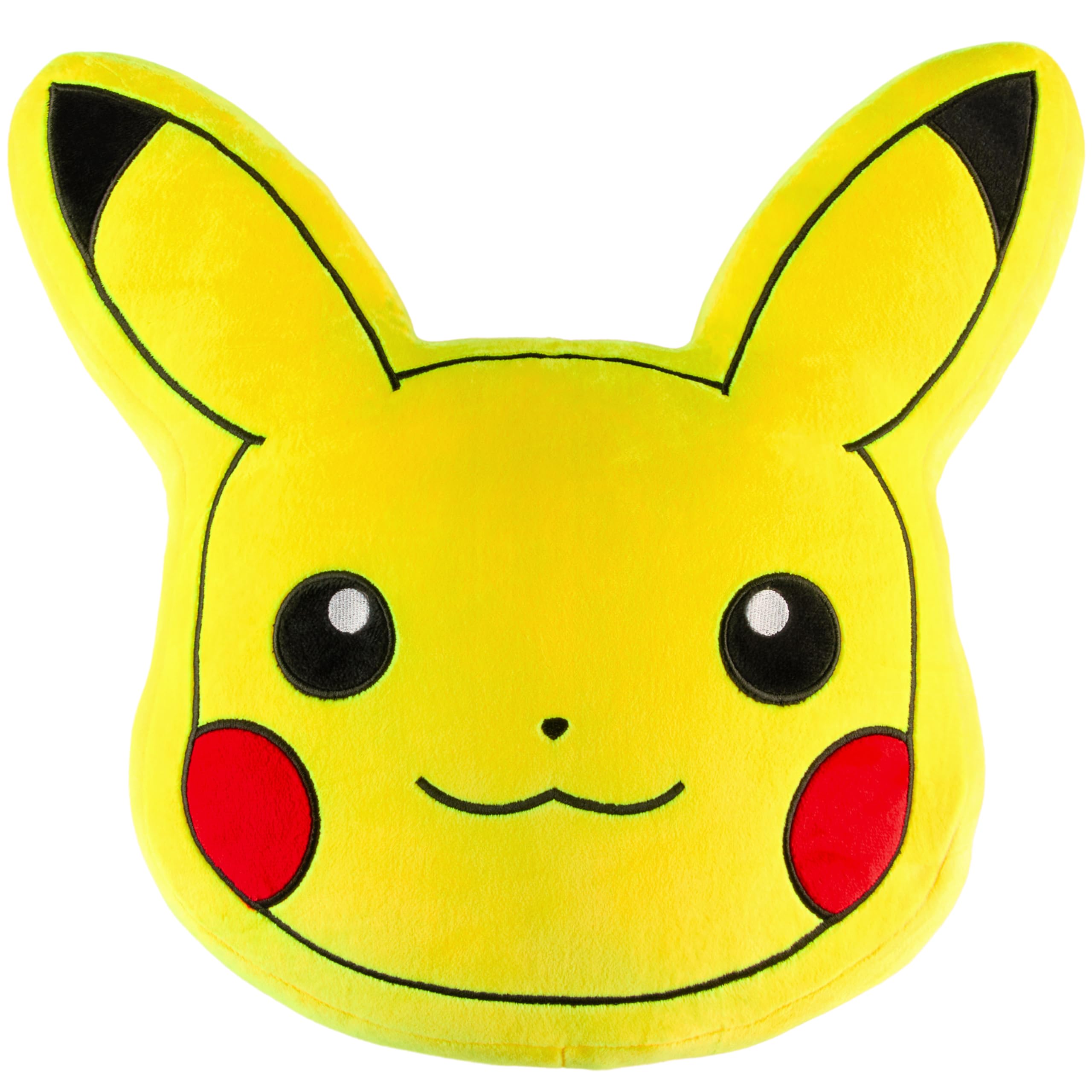 Pokemon 3D Pikachu Cushion Plush for Sofa or Bed, Kids Bedroom Accessories 45 x 45cm - Anime Gifts
