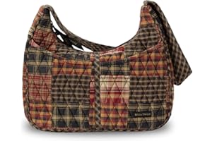 Bella Taylor Blakely - Hobo Shoulder Bag for Women - Lightweight Quilted Fabric Purse with Pockets