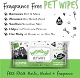 BUGALUGS Biodegradable Dog Wipes 110 x 20cm Fragrance Free Bamboo view 8