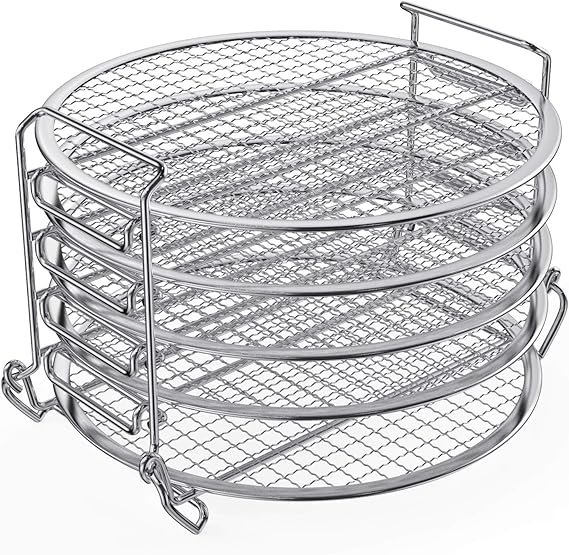Dehydrator Rack，6.5 & 8 qt Stainless Steel Dehydrator Stand