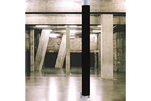 Basement Round Pole Padded Covers 6ft Tall, Customizable Garage Pole Padding Wrap Around with Self Adhesive Fasteners, Outdoo