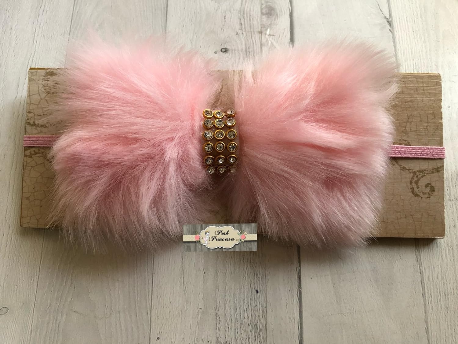 baby fur headband
