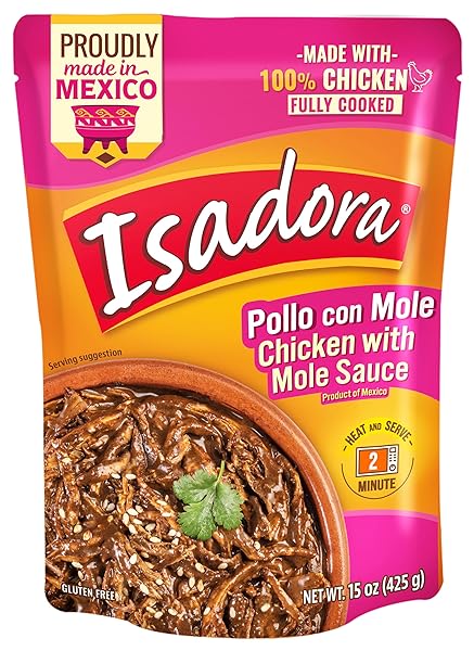 ISADORA FULLY COOKED POLLO CON MOLE 15 OZ...