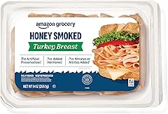 Amazon Grocery, Sliced Honey Smoked Turkey Breast, 9 Oz