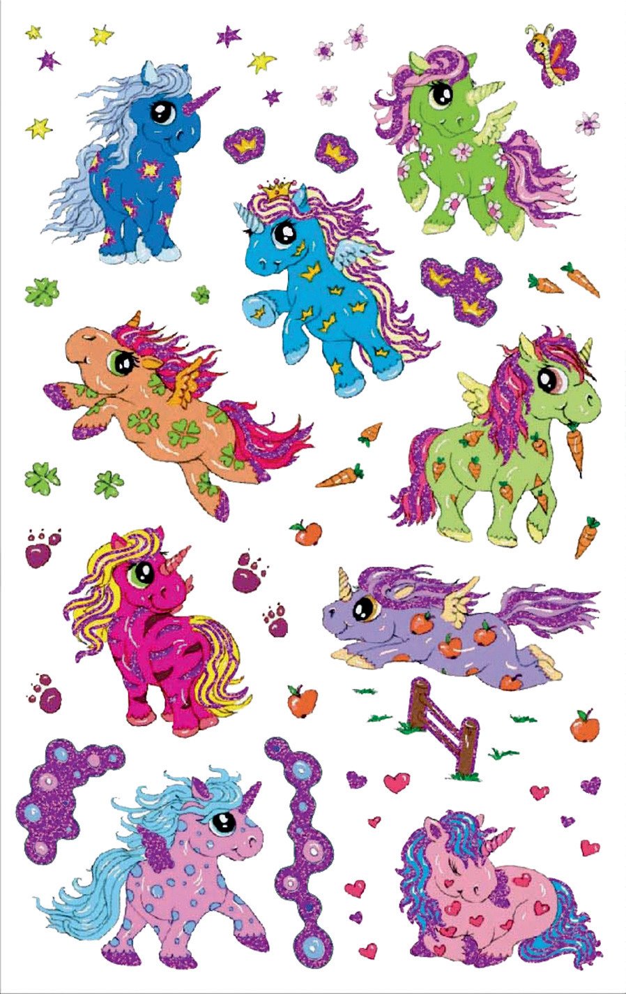Z-Design 56061 Children's Stickers Unicorn 15 Aufkleber