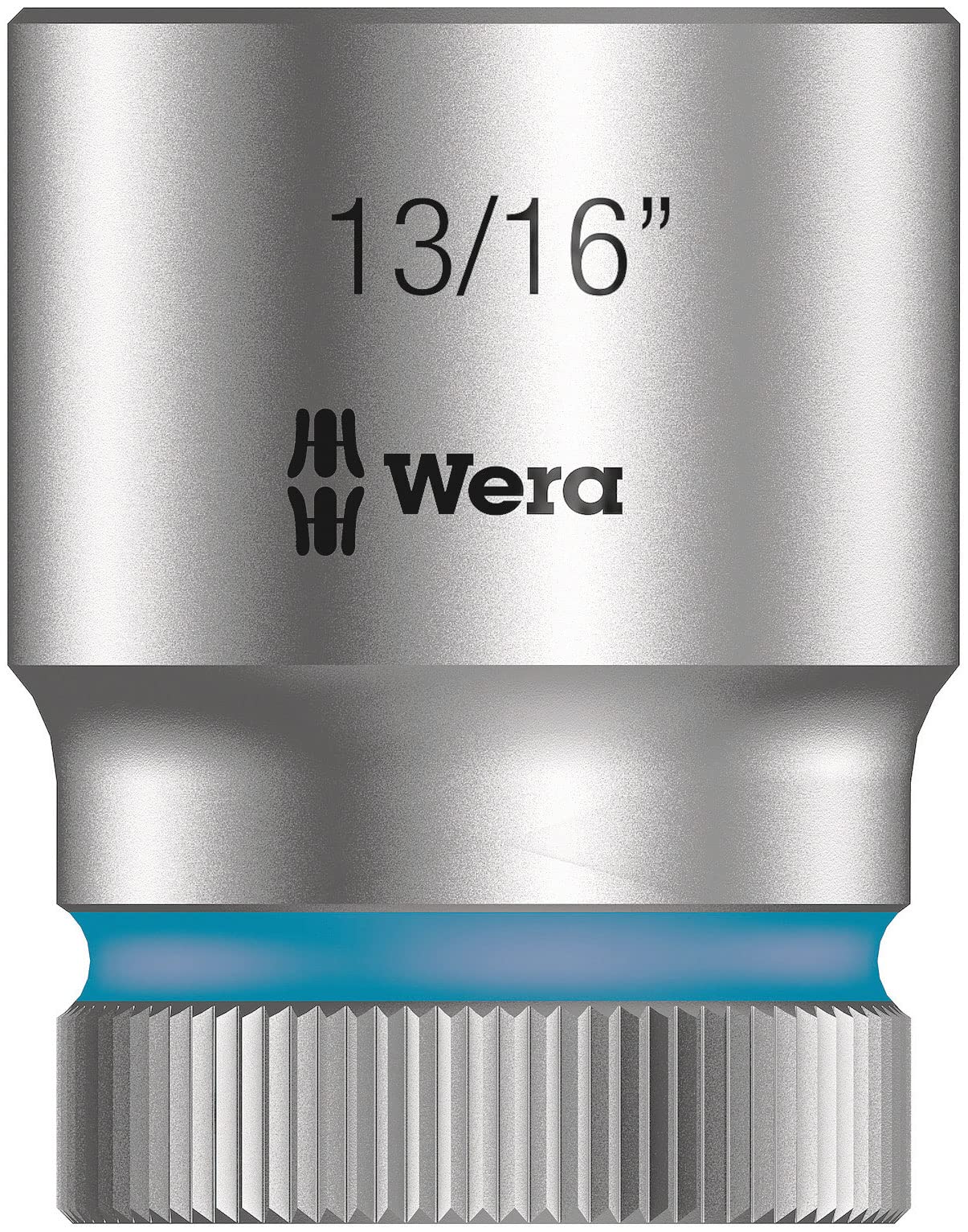 Wera 05003627001 13/16-Inch 8790 HMC Zyklop Socket with Hexagon Drive - Silver