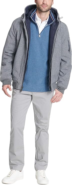 Tommy Hilfiger 汤美费格 男式软壳飞行夹克外套 3.5折.99 海淘转运到手约￥557