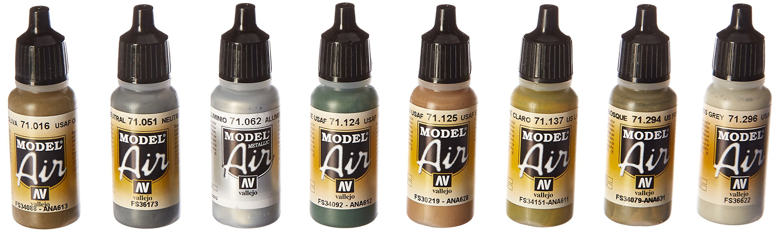 Acrylicos Vallejo "Us Army Air Corps China Burma India Cbi Pacific Theatre WWII" Model Air Set