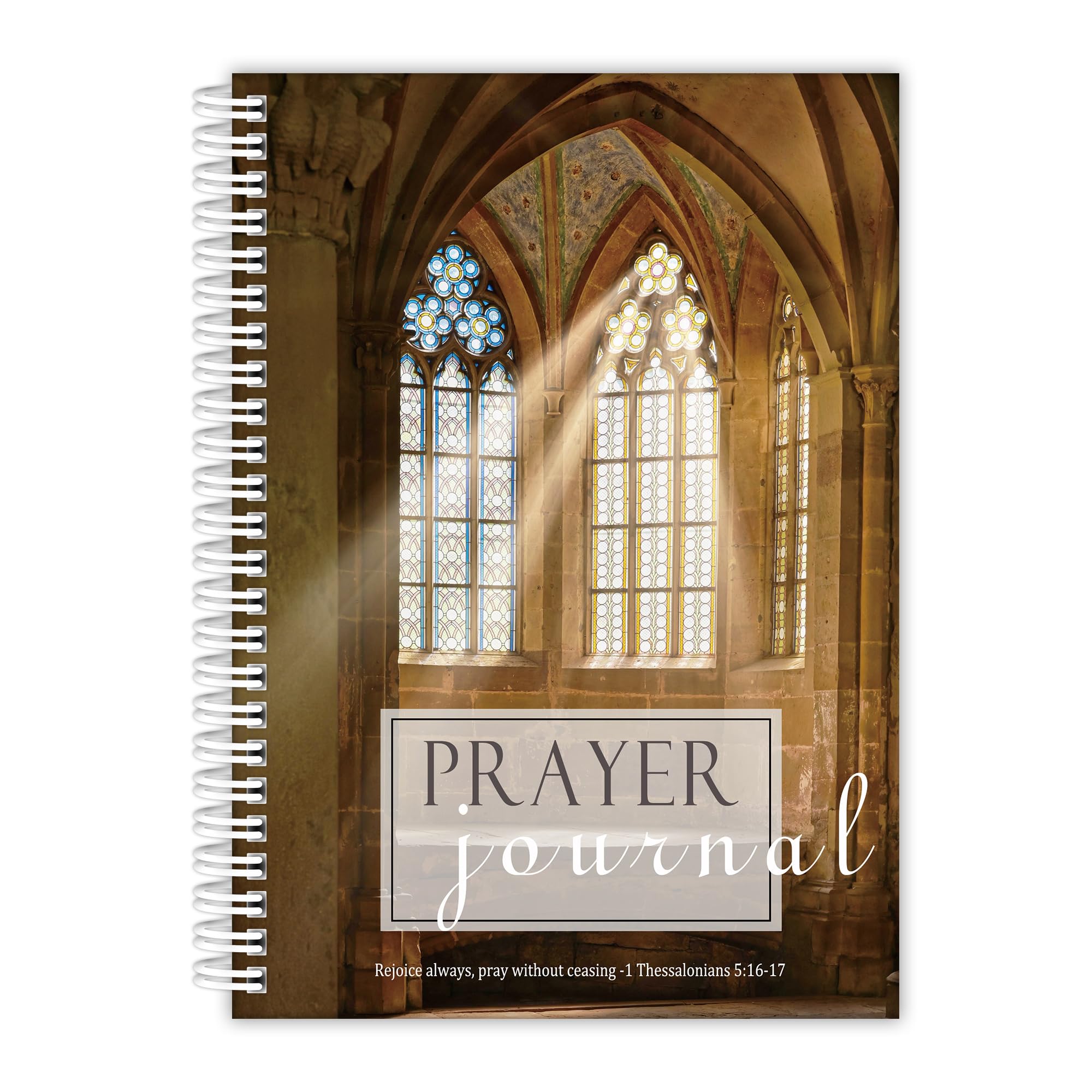Photo 1 of ADEVIAN Spiral Bound Bible Prayer Journal, 128 pages A Daily Christian Journal Practice Gratitude, Strengthen Your Faith, Reduce Anxiety Bible Study Journal for Note Taking, Christian Gifts (English)