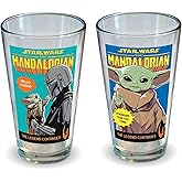 ICUP Star Wars Mandalorian: The Child Comic Covers Pint Glass Set 2 Pack (packaged)