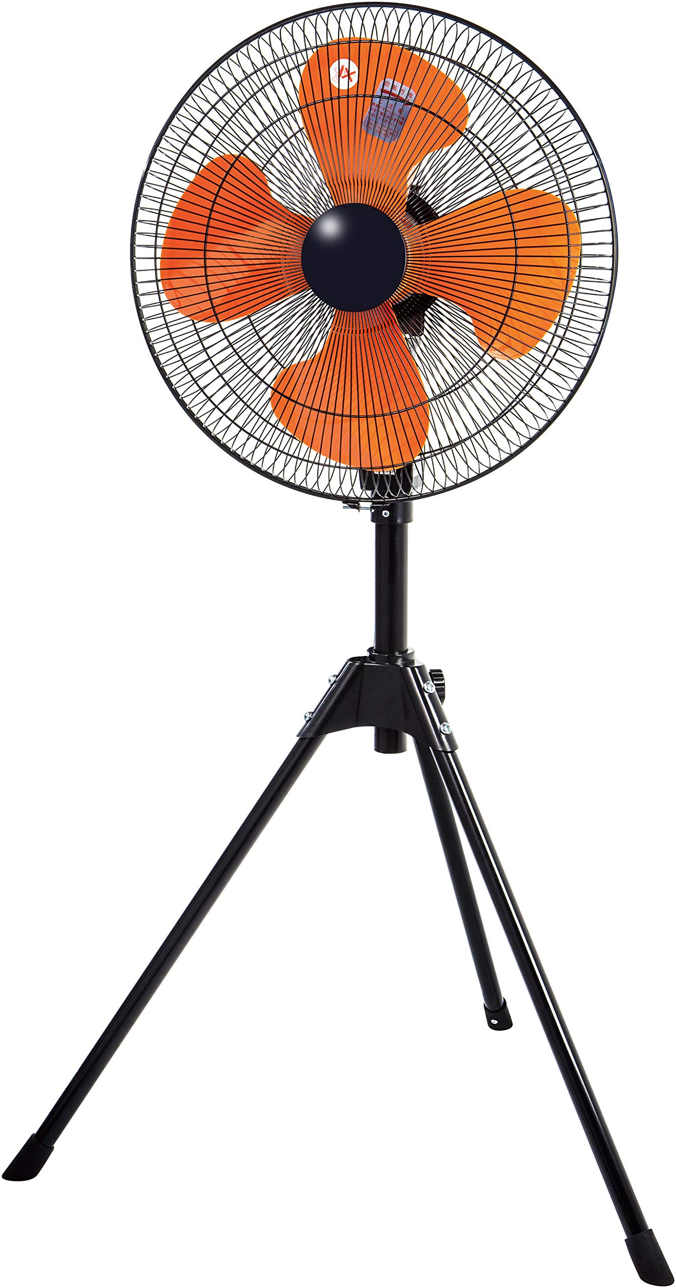 【Amazon.co.jp限定】ナカトミ 45cm 業務用扇風機(工業扇) スタンド型 スピンナー式(羽根簡単取付) 3段階風量 左右首振 上下首折 高さ115~133cm 工業 扇風機 QSE-45商品画像