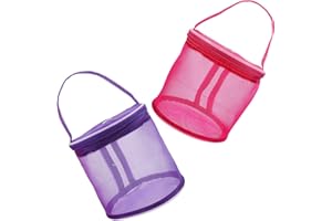 INOOMP Nylon Yarn Balls Storage Bag Easy to Carry with Yarn Hole 2pcs for Tangle Prevention for Household