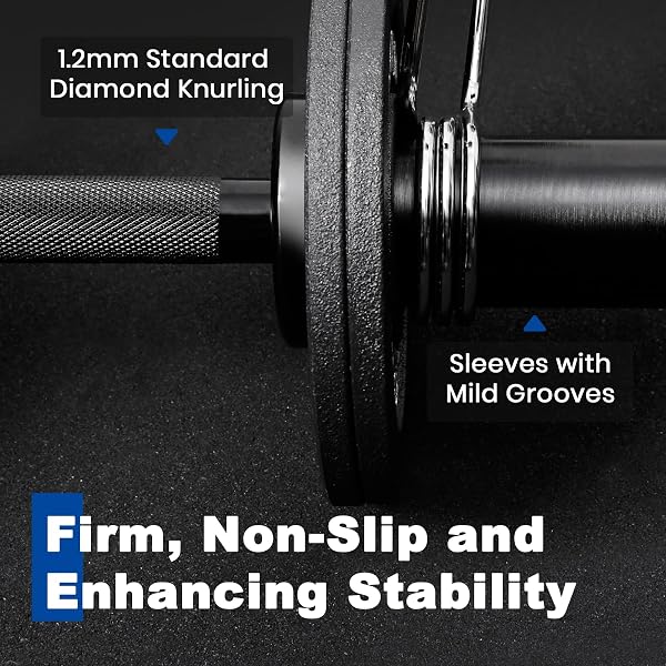 LIONSCOOL 16″ LOADABLE DUMBBELLS PAIRS, SOLID STEEL OLYMPIC DUMBBELL HANDLES FOR 2″ PLATES, HOME GYM STRENGTH TRAINING, INCLUDES 4 SPRING COLLARS