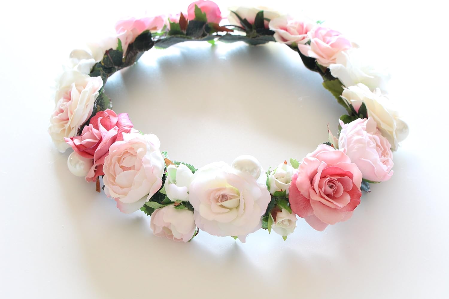 Amazon ロマンティック Romantic ローズピンク花冠 花かんむり ピンクが可愛い花かんむり 通販 髪型 作り方 マドンナ 英語 ウエディング ウェディング 結婚 式 ブレスレット ヘアアクセサリー 花 ブライダル 結婚式 アイテム フラワー パーティ パーティー 大人