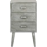 Safavieh Home Pomona Modern Slate Grey 3-drawer Chest