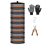 Desy & Feeci Herb Drying Rack-2ft Diameter 8 Layer