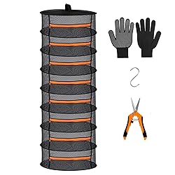 Desy & Feeci Herb Drying Rack-2ft Diameter 8 Layer