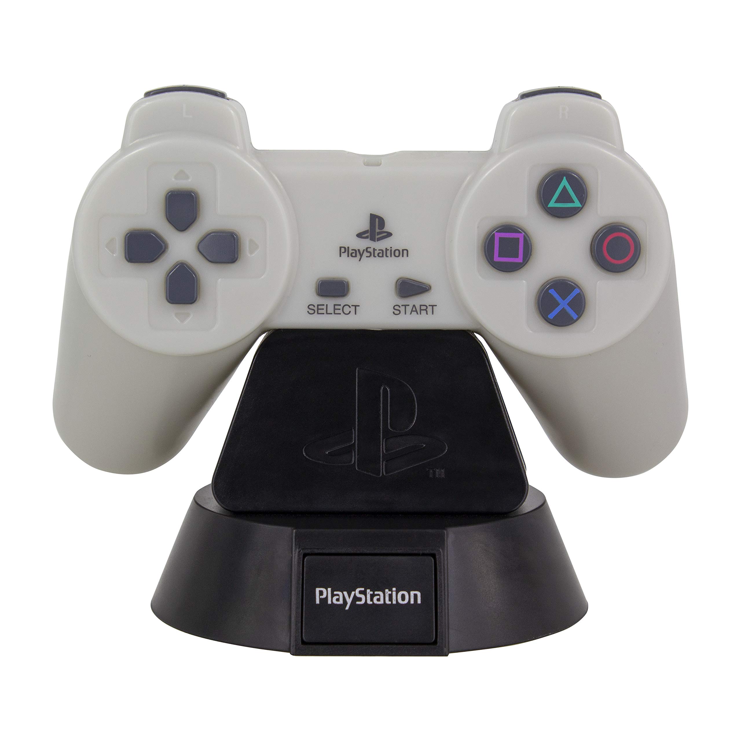 PlayStation Paladone Controller LED Collectible Night Bedrooms, Office & Home | Pop Culture Icon Lighting, Grey [Energy Class A++]