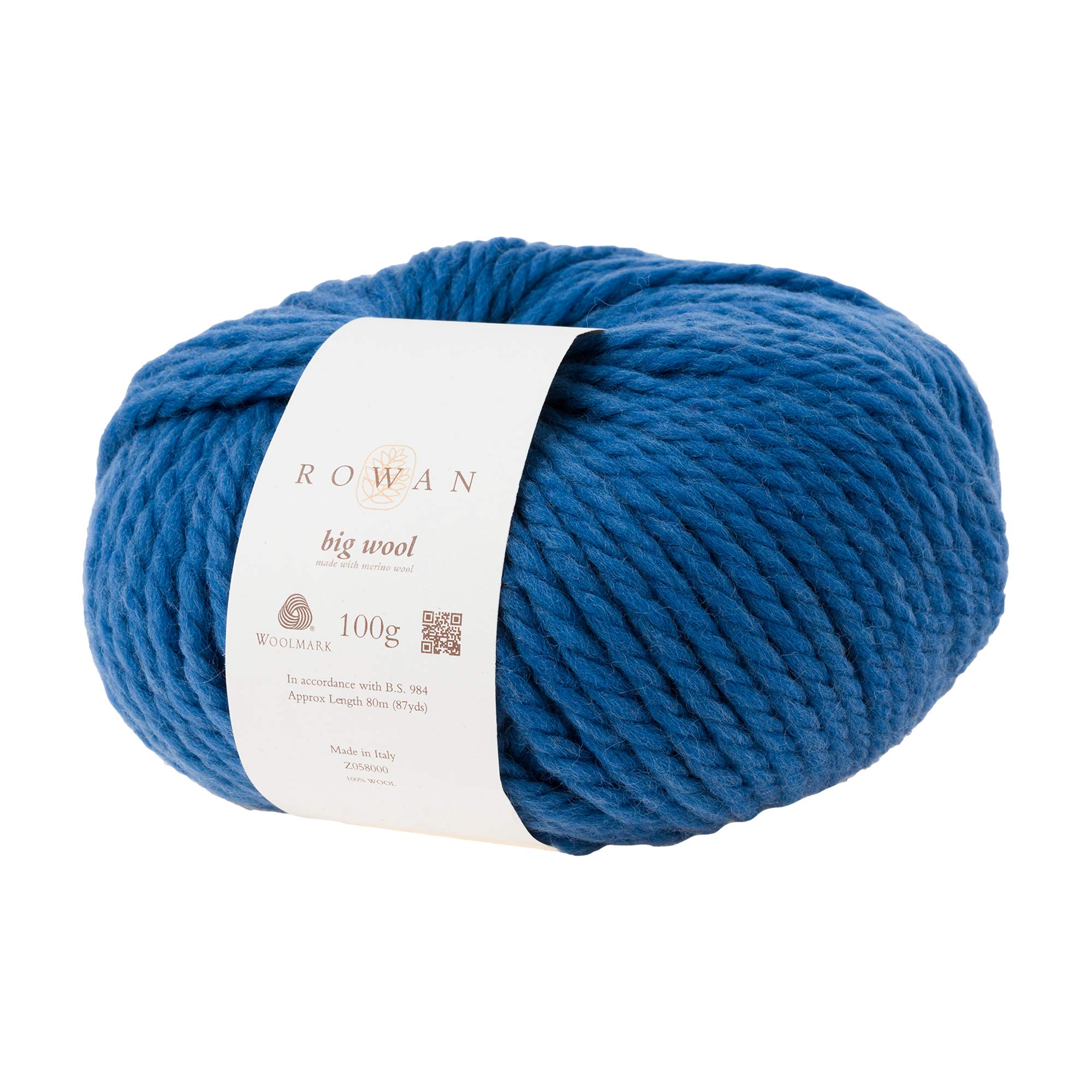 Rowan Big Wool Steel Blue 100% Wool Yarn - 100g — image 1