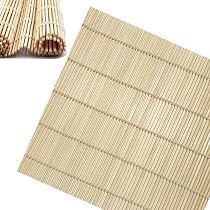 Tapis à Sushis En Bambou - Rouleau à Sushis Facile à Utiliser Pour Maison Et Débutants | Accessoire Cuisine Japonaise
