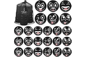 Wettarn Novelty Foam Ice Hockey Pucks 3" Mini Knee Indoor Hockey Pucks with Mesh Bag for Practicing and Training Party Favors Birthday Fun Gift Decoration