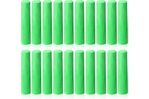 ywmigl 20 Pcs Sidewalk Chalks for Kids Non Toxic Jumbo Chalk for Party Gift Outdoor Art Classroom Play Painting (Lime green)
