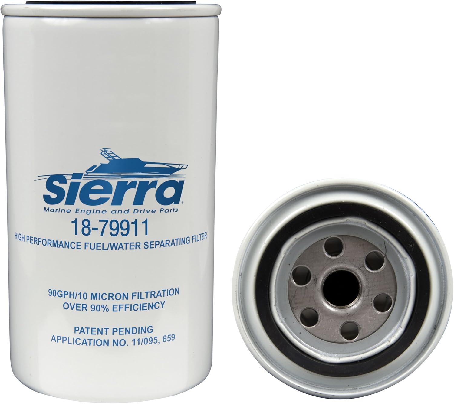 Amazon Com Sierra International 18 79912 Fuel Water Separator Kit Containing 10 Micron Filter And Bracket Automotive