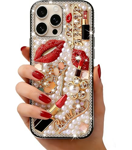 Amazon.com: Caseative for iPhone 16 Pro Max Case, Red | Cute