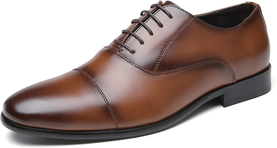 Amazon Agustin Jp ビジネスシューズ メンズ 革靴 ストレートチップ 绅士靴 カジュアルシューズ 柔らかい皮 防滑 通気性 軽量 Ag 5 ブラック ブラウン 24 5cm 27 5cm ビジネスシューズ