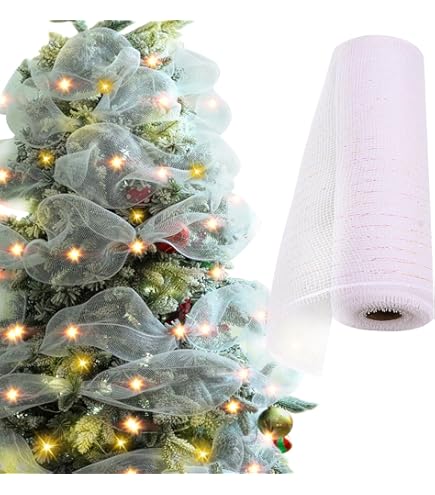 Ruban De Noël De Qualité Professionnelle Avec Fil Métallique De 6