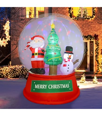 Amazon.com: Gemmy Animated Christmas Airblown Inflatable Snow