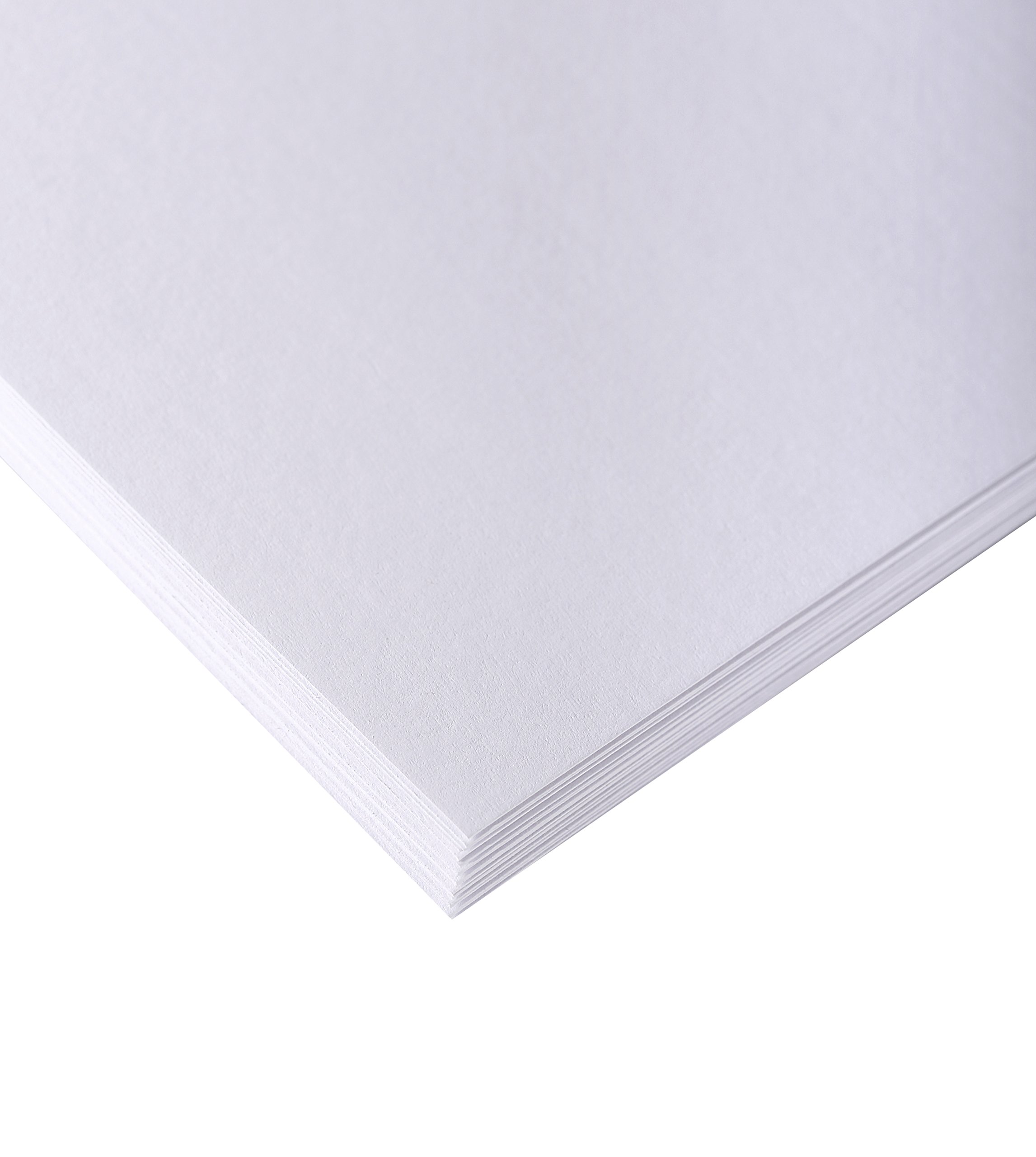 Clairefontaine - Ref 37295C - White Drawing Sketch Paper (Pack of 50 Sheets) - 75 x 105cm - 160gsm Paper, pH Neutral, Acid Free, Suitable for Sketching & Drawing