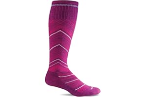 Sockwell Women's Full Flattery Graduated Compression Socks, Violet, Small-Medium Wide Calf