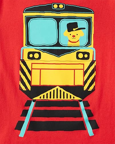 The Children's Place Baby Boys' and Toddler Vehicle Short Sleeve