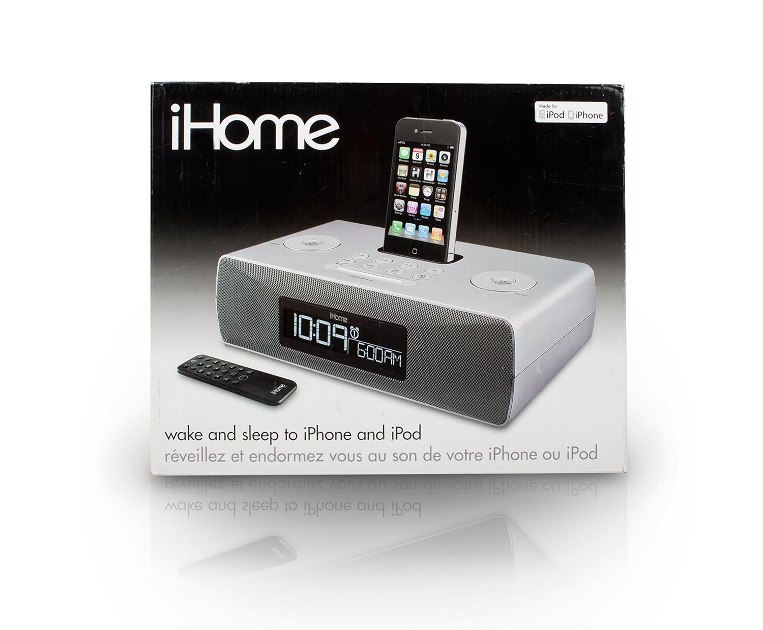 Amazon.com: iHome ip87 AM/FM Radio iPhone/iPod Docking Digital Dual Alarm  Clock: Home Audio & Theater