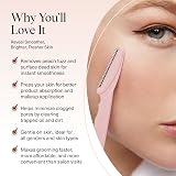 Kitsch Dermaplaning Blades Face Razor 12pc Blush view 3
